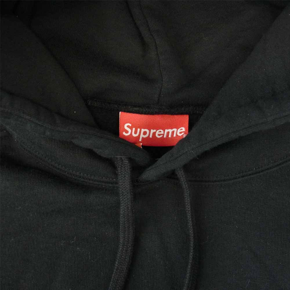 Supreme シュプリーム 18SS Sideline Hooded Sweatshirt サイドライン フーデッド スウェットシャツ プルオーバー パーカー ブラック系 M【中古】