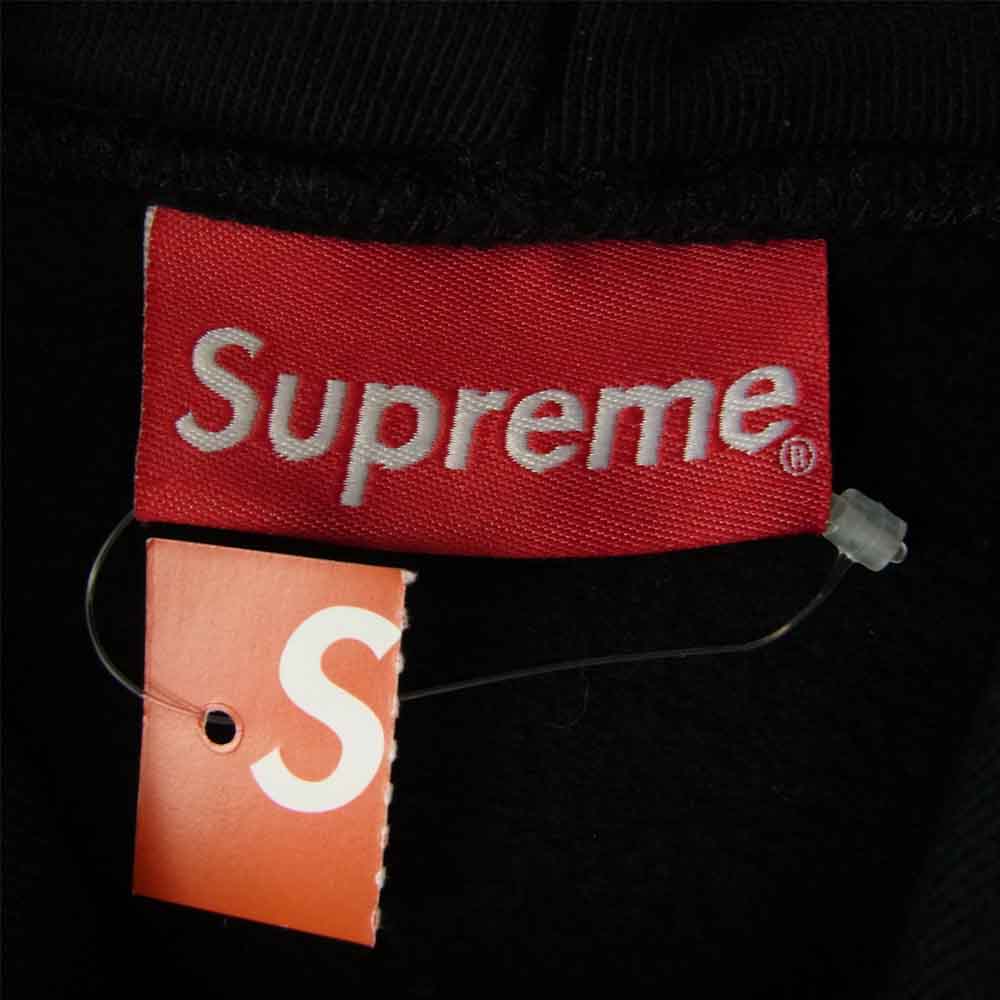 Supreme シュプリーム 18SS Sideline Hooded Sweatshirt サイドライン フーデッド スウェットシャツ プルオーバー パーカー ブラック系 M【中古】