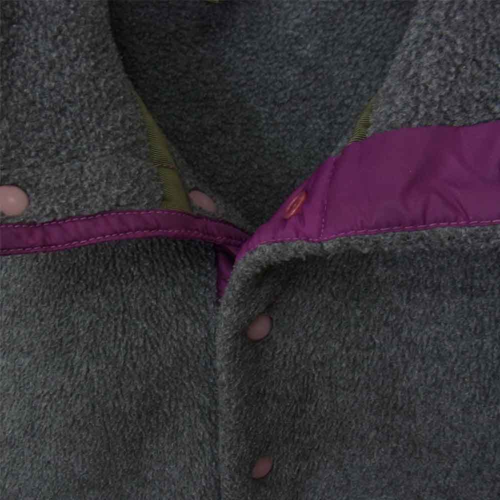patagonia パタゴニア 25450 94年製 雪無しタグ Synchilla Snap-T Pullover シンチラ スナップT プルオーバー フリース グレー系 M【中古】