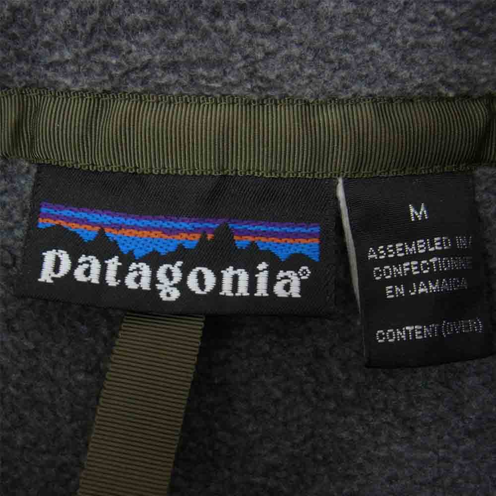 patagonia パタゴニア 25450 94年製 雪無しタグ Synchilla Snap-T Pullover シンチラ スナップT プルオーバー フリース グレー系 M【中古】