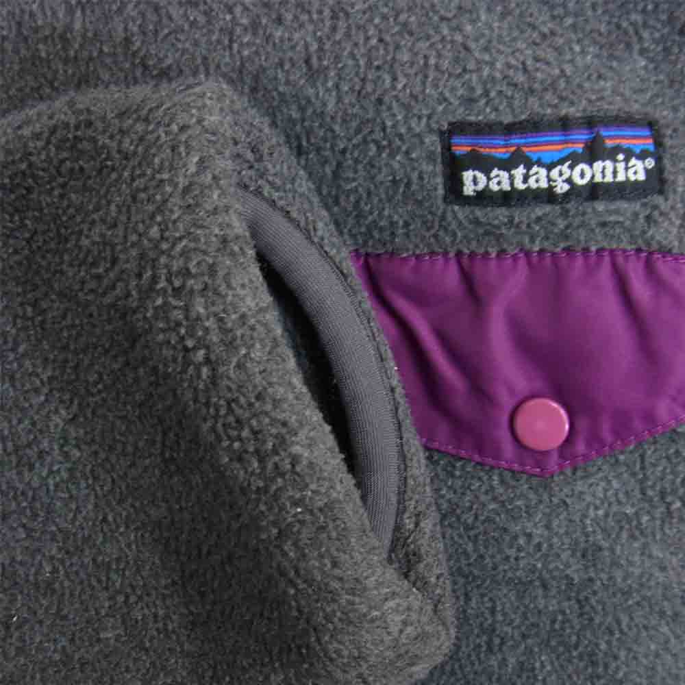 patagonia パタゴニア 25450 94年製 雪無しタグ Synchilla Snap-T Pullover シンチラ スナップT プルオーバー フリース グレー系 M【中古】