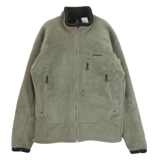 patagonia パタゴニア 36100 USA製 R4 Fleece Jacket フリース ジャケット カーキ系 M【中古】