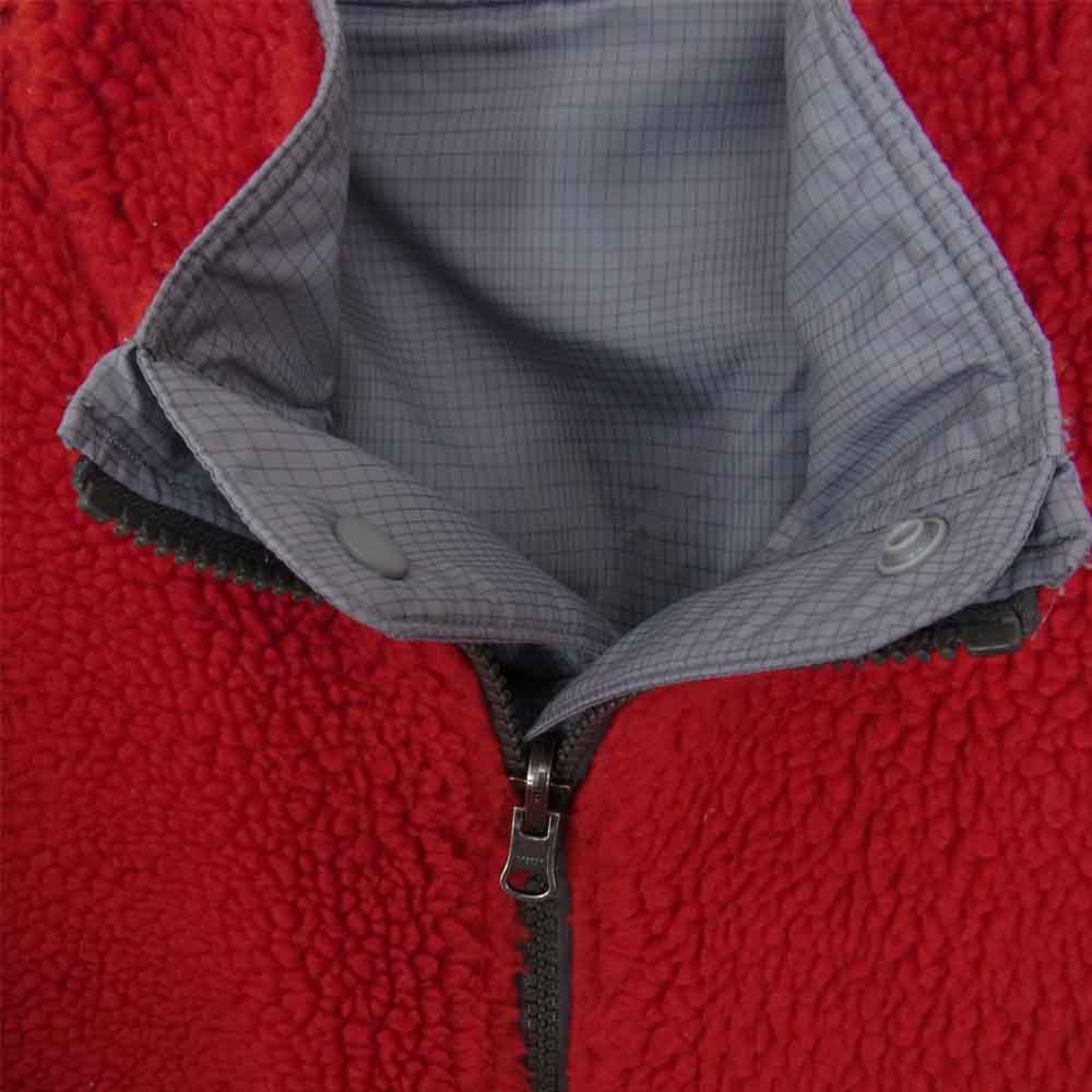 patagonia パタゴニア 28580 Reversible Snap-Zip Jacket リバーシブル スナップ ジップ ジャケット フリース レッド系 サイズ表記無【中古】