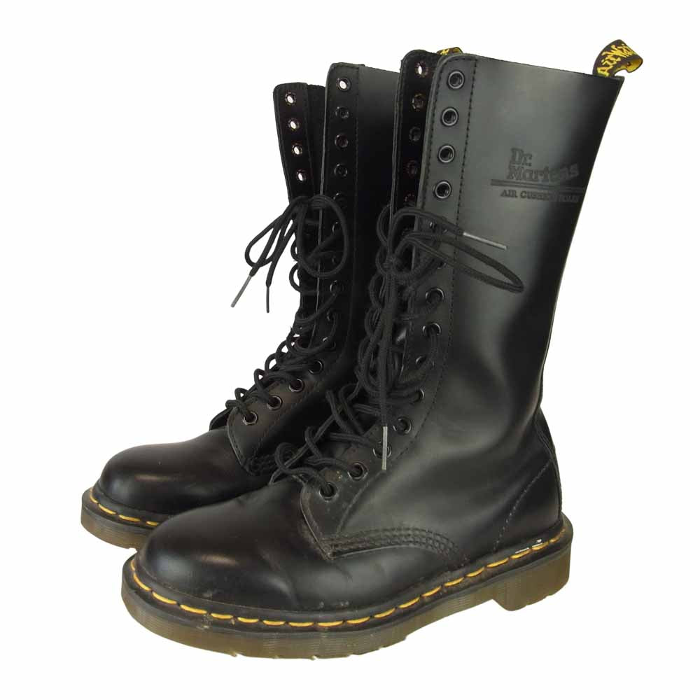 Dr.Martens ドクターマーチン 1914 14 ホール ブーツ ブラック系 4【中古】