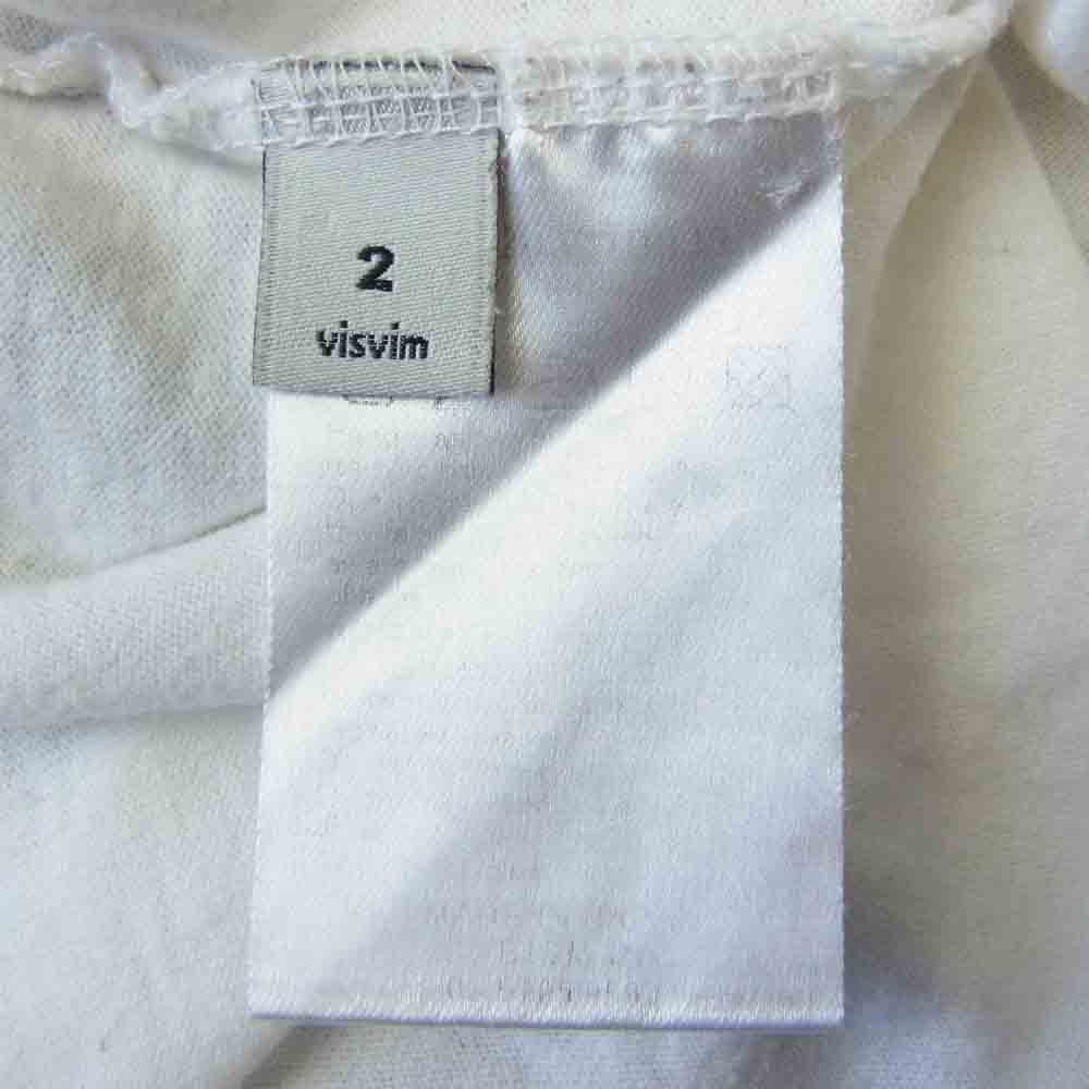 VISVIM ビズビム 16AW 0116205010039 SKETCH VTG CREW S/S (CAR CLUB) プリント 半袖 Tシャツ ホワイト系 2【中古】