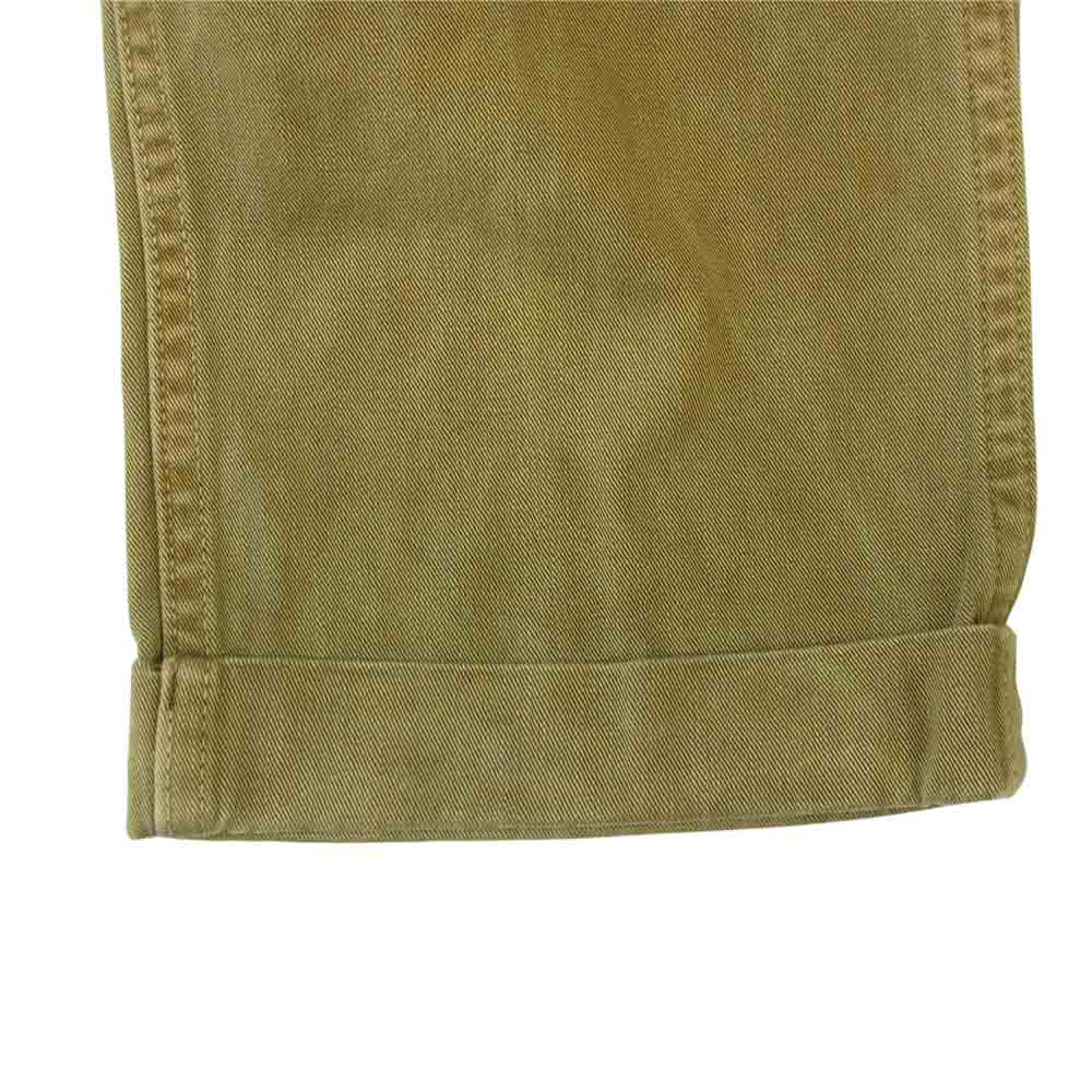 VISVIM ビズビム 13SS 011310500800 HIGH-WATER CHINO N.D. (GIZA) ハイウォーター チノ パンツ カーキ系 1【中古】