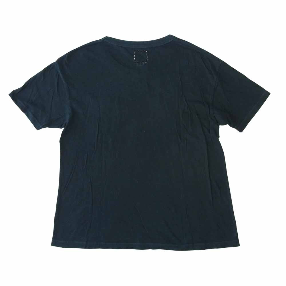 VISVIM ビズビム 18SS 0118105010009 JUMBO TEE S/S (N.D.) 藍染 半袖 ポケット Tシャツ ネイビー系 2【中古】