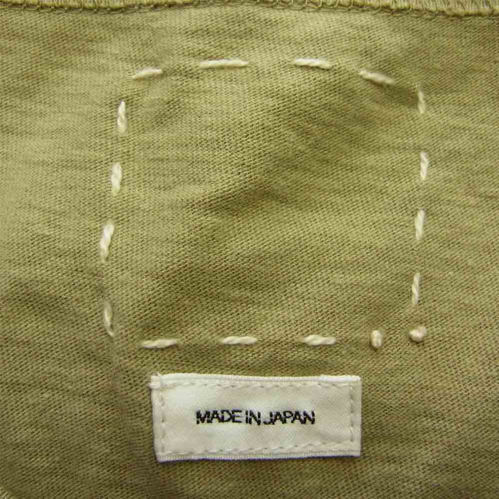 VISVIM ビズビム 19SS 011910501003 JUMBO TEE S/S PALISADES プリント 半袖 Tシャツ カーキ系 2【中古】