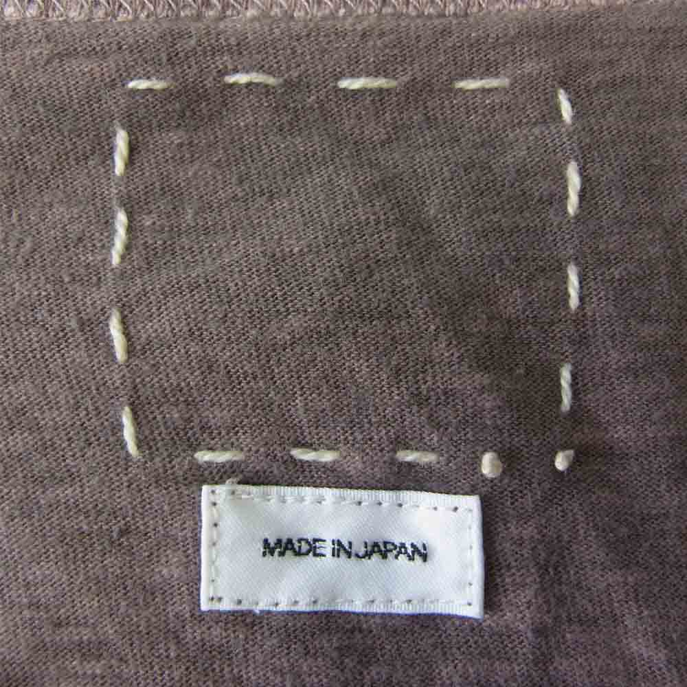 VISVIM ビズビム 21SS 0121105010012 JUMBO TEE S/S (UNEVEN DYE) タイダイ ダメージ加工 半袖 ポケット Tシャツ パープル系 1【極上美品】【中古】