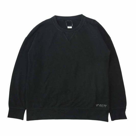 VISVIM ビズビム 18AW 0118205010036 JUMBO SWEAT CREW L/S ジャンボ スウェット クル－ネック ブラック系 1【中古】