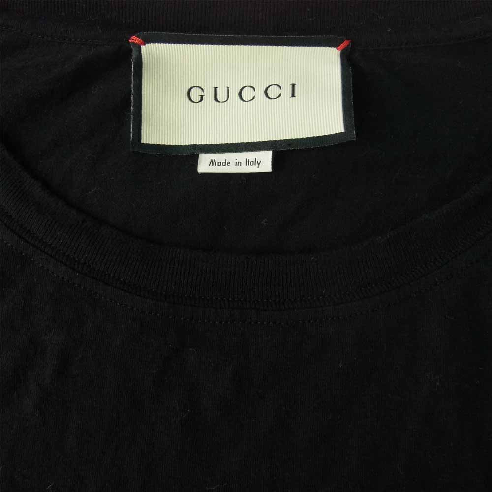 GUCCI グッチ 440103 ヴィンテージロゴ プリント ブラック系【中古】