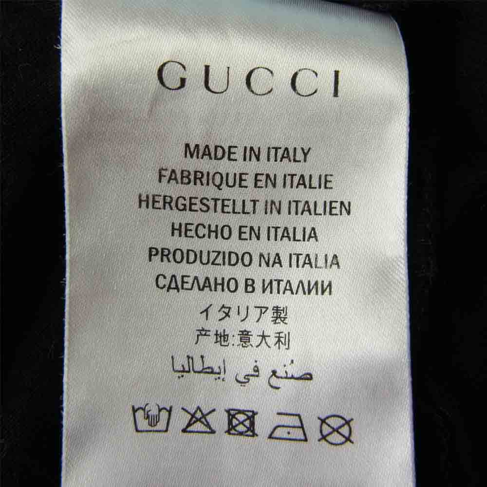 GUCCI グッチ 440103 ヴィンテージロゴ プリント ブラック系【中古】