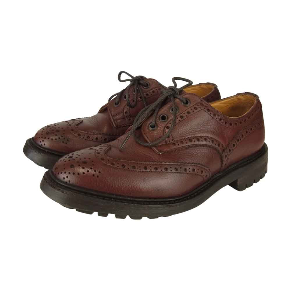 Tricker's トリッカーズ ILKLEY ウイングチップ シューズ ブラウン系【中古】