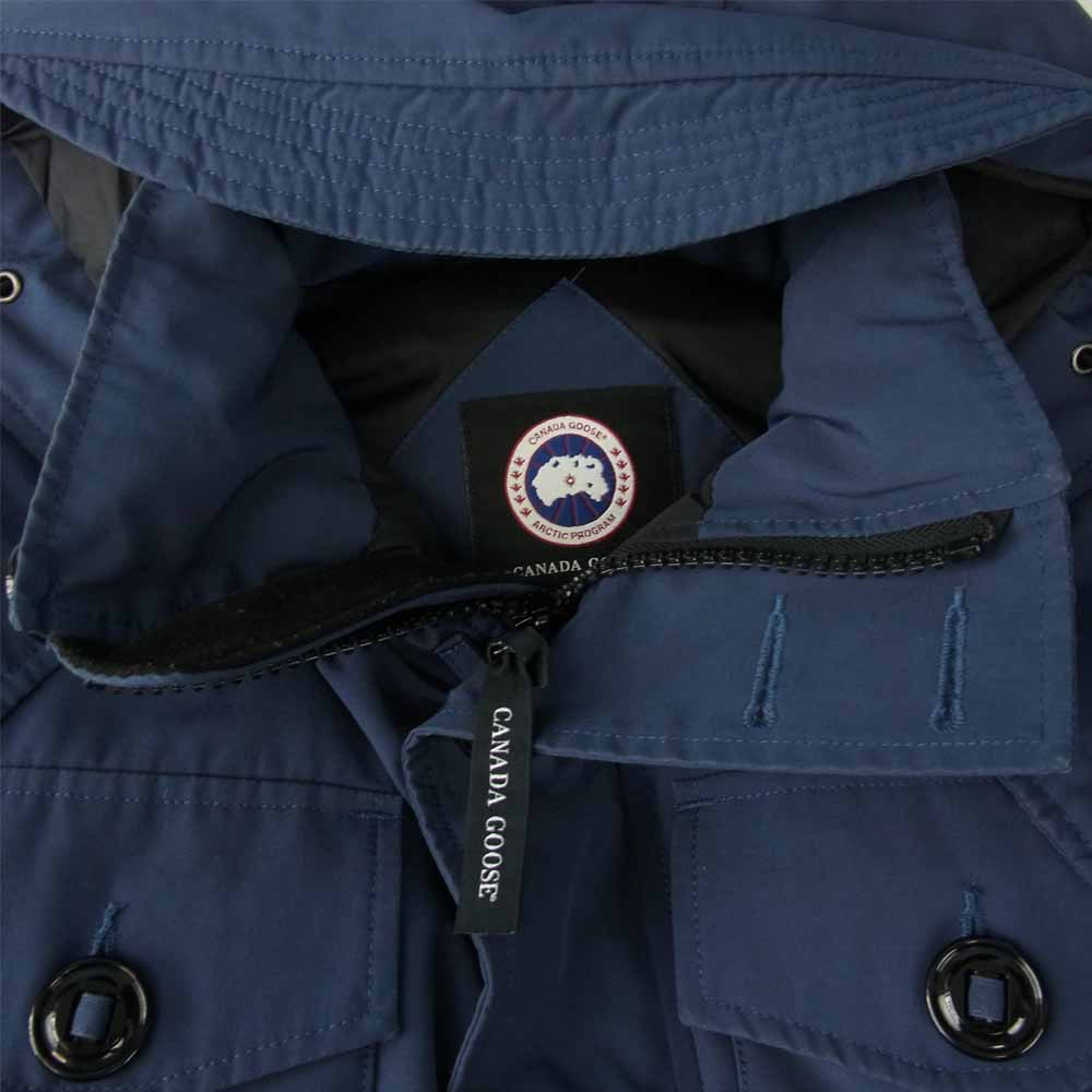 CANADA GOOSE カナダグース 3346JM 国内正規品 グリフィンタグ LANGLEY ラングレー BEAUTY&YOUTH 別注 ダウン ジャケット ネイビー系 S【中古】