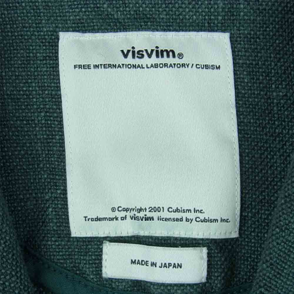 VISVIM ビズビム 12SS 0112105013028 ACADEMIA BLAZER 麻 テーラード ジャケット 日本製 グリーン系 1【中古】