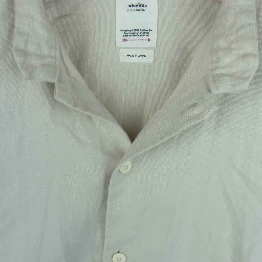 VISVIM ビズビム 20SS 0120105011011 TRIPLE CROWN SHIRT L/S 長袖 シャツ グレイッシュベージュ系 1【中古】