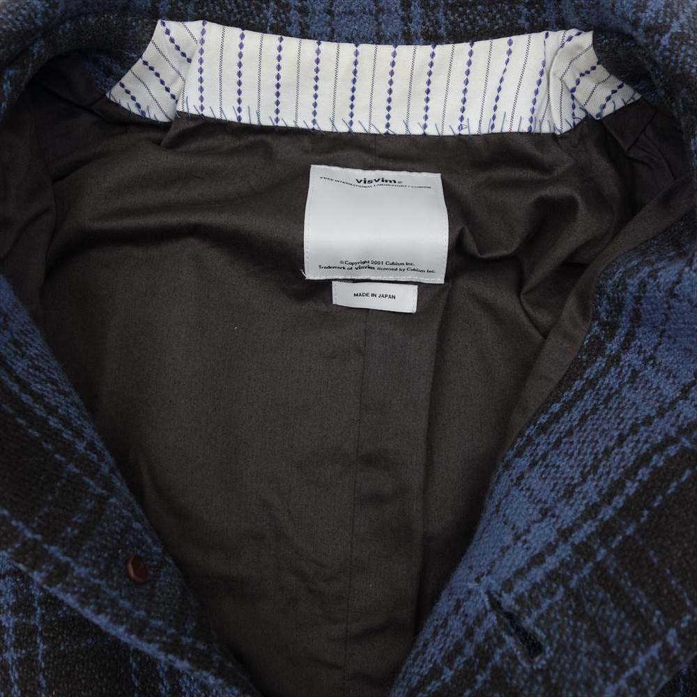 VISVIM ビズビム 16AW 0116205013034 MCKINLEY JKT JACKET BUFFALO CHECK マッキンリー ブルー系 1【中古】