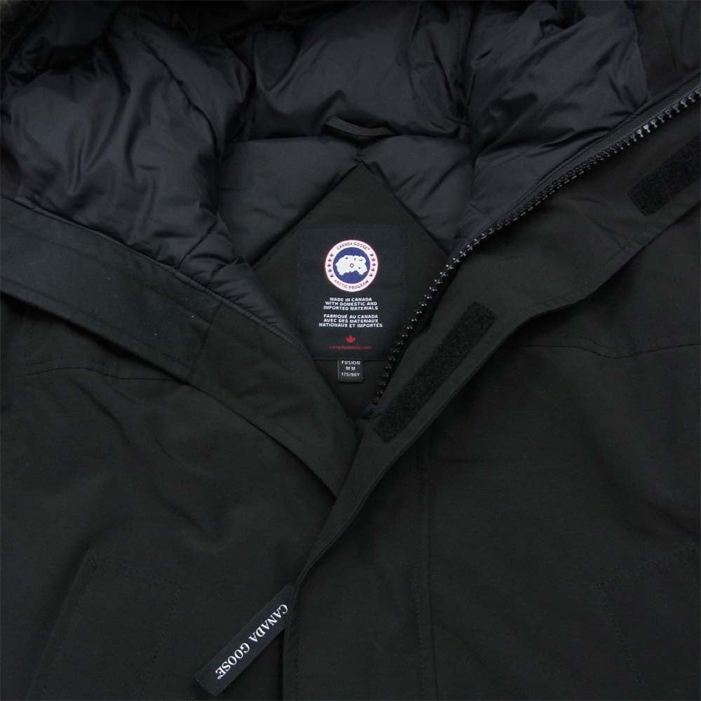 CANADA GOOSE カナダグース 2062MA 国内正規品 サザビーリーグ LANGFORD ラングフォード ファーフード ダウン ジャケット ブラック系 M【中古】