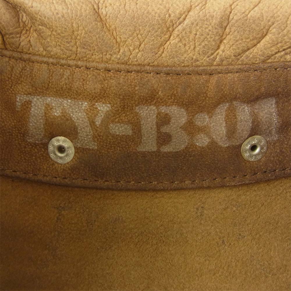 フォーティーンスアディクション SUEDE LEATHER SHIRT パンチング コンチョ スエード レザー シャツ ベージュ系【中古】