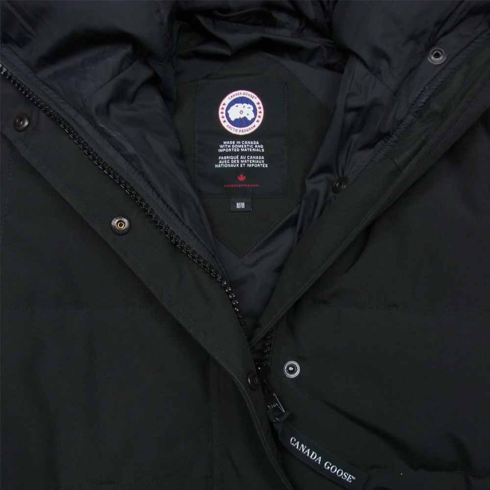 CANADA GOOSE カナダグース 2302JL 国内正規品 サザビーリーグタグ Mackenzie parka マッケンジー ダウン コート ブラック系 M【中古】
