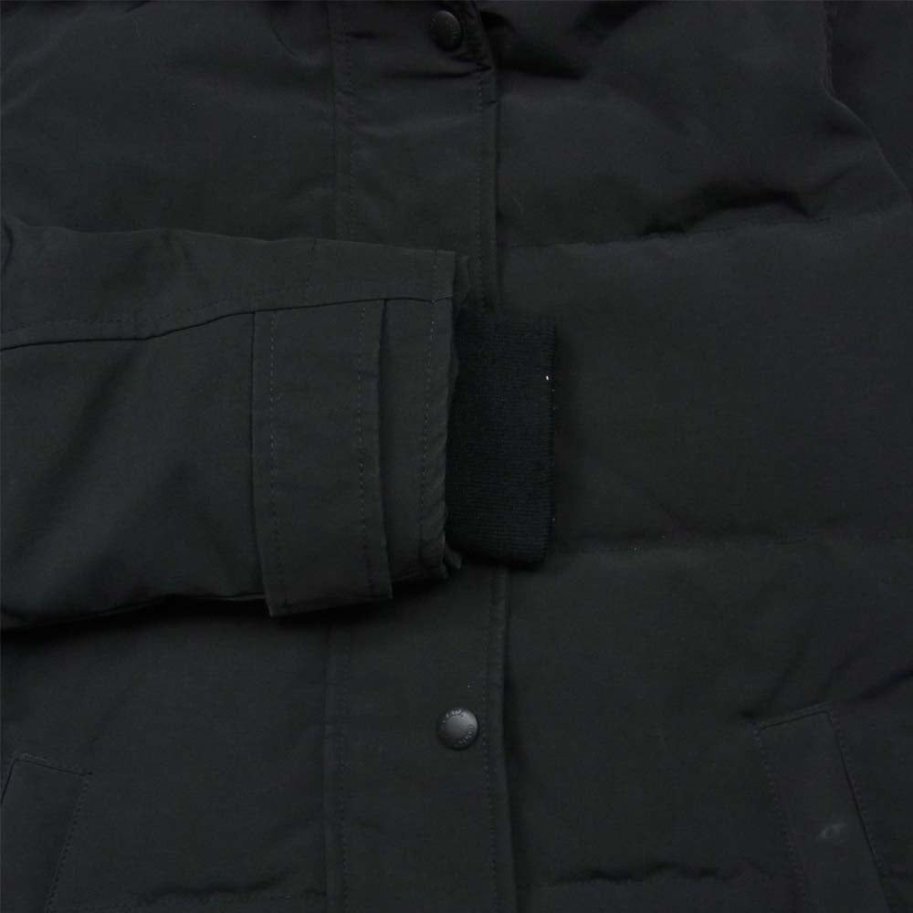 CANADA GOOSE カナダグース 2302JL 国内正規品 サザビーリーグタグ Mackenzie parka マッケンジー ダウン コート ブラック系 M【中古】