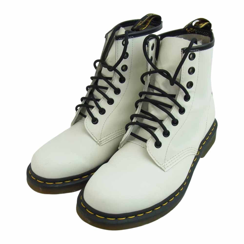Dr.Martens ドクターマーチン 11822100 1460 8EYE BOOT 8ホール レースアップ ブーツ ホワイト系 42【中古】