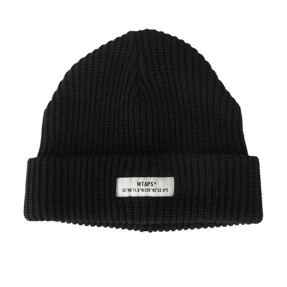 WTAPS ダブルタップス 211MADT-HT02 BEANIE 02 21SS ビーニー ブラック系 F【新古品】【未使用】【中古】