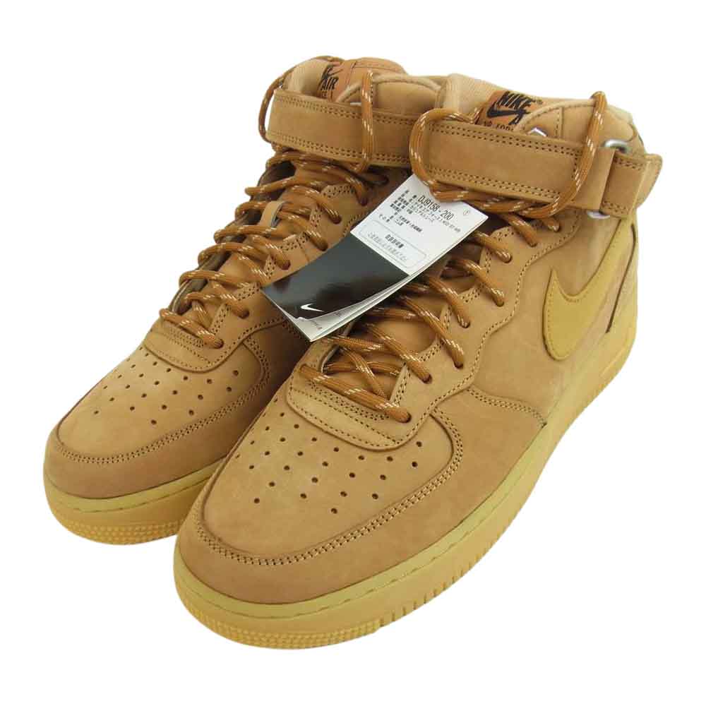 NIKE ナイキ DJ9158-200 AIR FORCE 1 MID FLAX ライトブラウン系 28.5cm【新古品】【未使用】【中古】