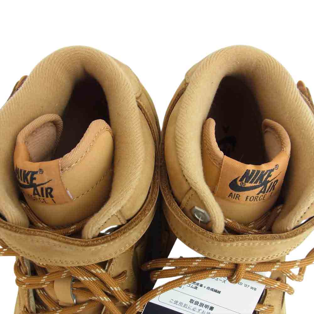 NIKE ナイキ DJ9158-200 AIR FORCE 1 MID FLAX ライトブラウン系 28.5cm【新古品】【未使用】【中古】