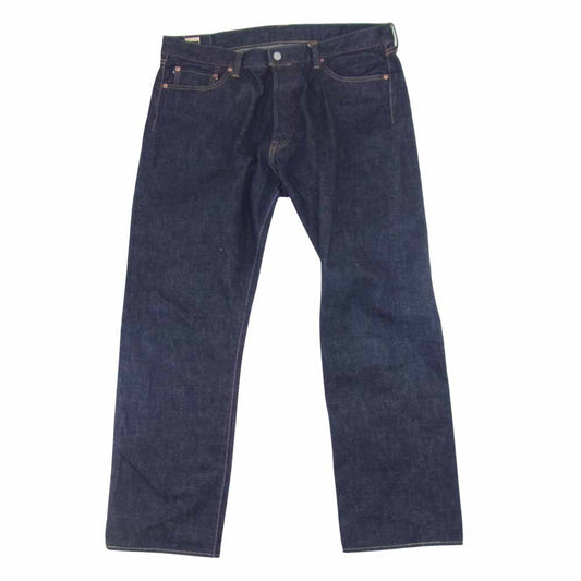 MOMOTARO JEANS 桃太郎ジーンズ 1005SPK 出陣 ミドルストレート ボタンフライ デニム パンツ インディゴブルー系 38【美品】【中古】