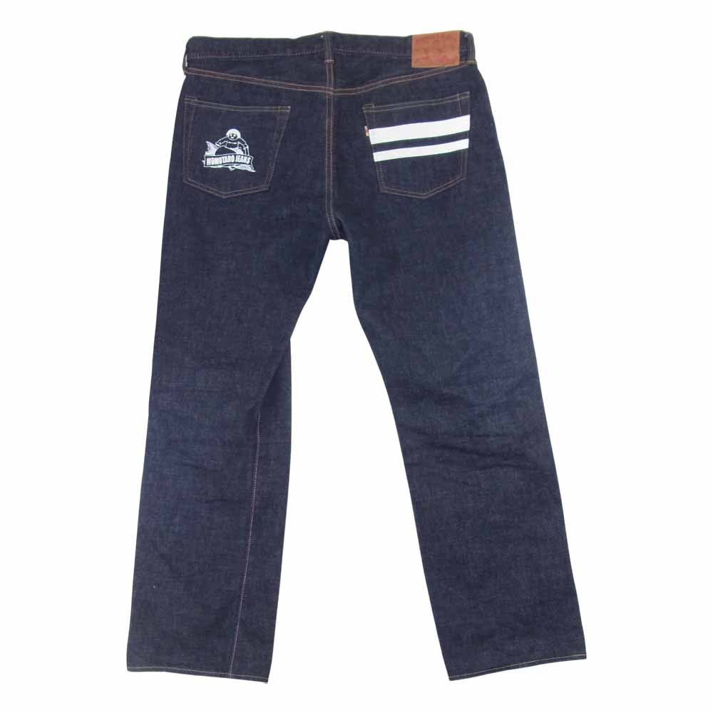MOMOTARO JEANS 桃太郎ジーンズ 1005SPK 出陣 ミドルストレート ボタンフライ デニム パンツ インディゴブルー系 38【美品】【中古】