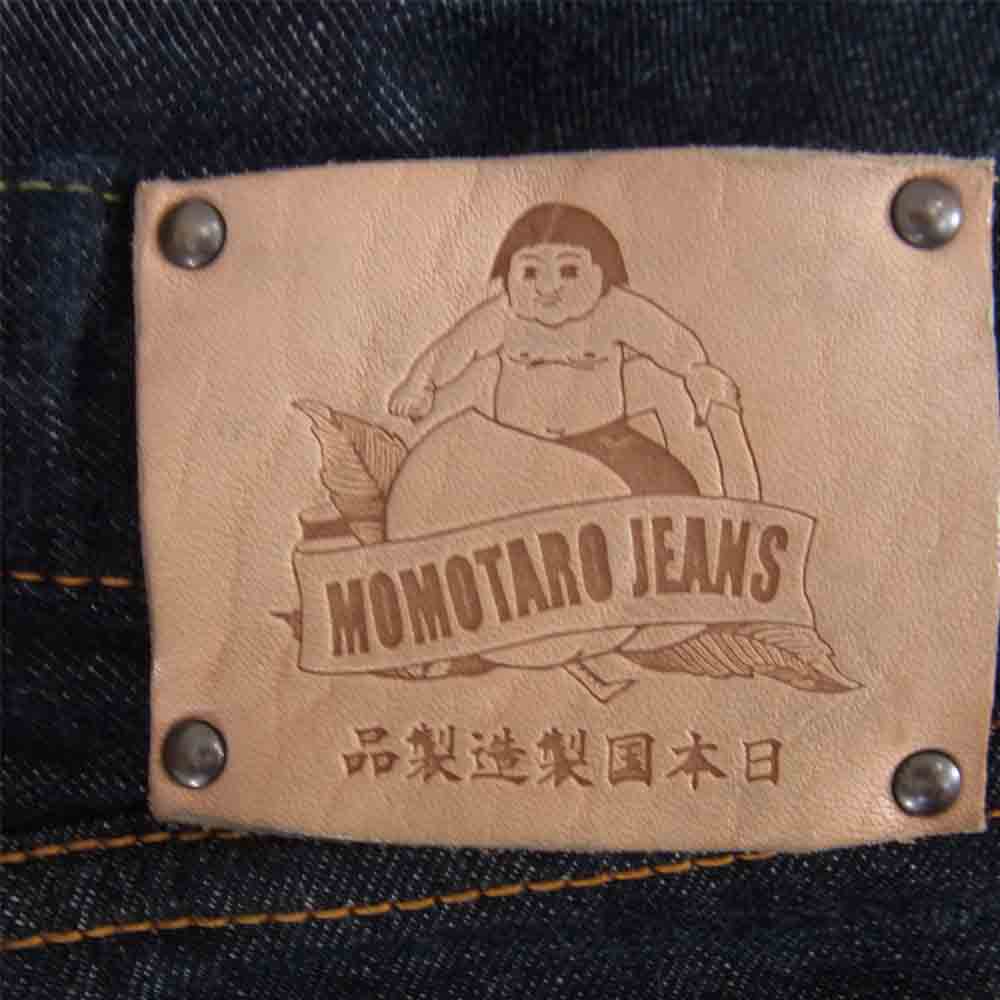 MOMOTARO JEANS 桃太郎ジーンズ G019-MZ 銅丹 特濃 クラシックストレート 14.7 オンス ジッパーフライ デニム パンツ インディゴブルー系 36【美品】【中古】