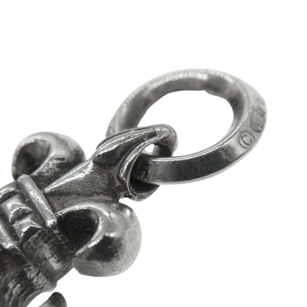 CHROME HEARTS クロムハーツ（原本無） BS FLUER CHARM BSフレア チャーム ペンダント トップ シルバー系【中古】