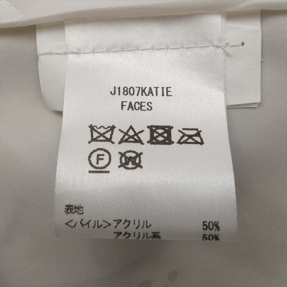 ジャッキー エコファー フェイクファー コート オフホワイト系【中古】