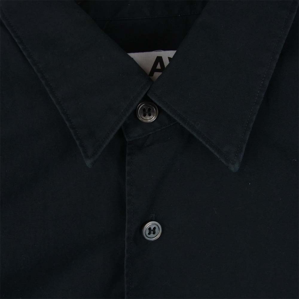 COMME des GARCONS コムデギャルソン AZ-B004 PLAY プレイ AD2016 ハート刺繍 長袖 シャツ ブラック系 S【中古】