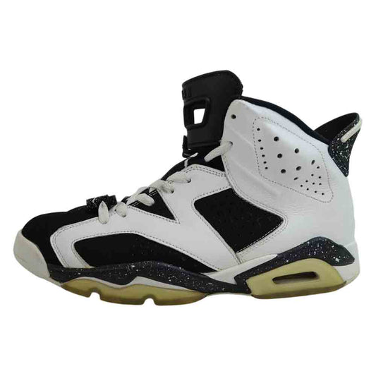 NIKE ナイキ 384664-101 AIR JORDAN 6 RETRO OREO エアジョーダン レトロ オレオ ブラック系 ホワイト系 27.5cm【中古】
