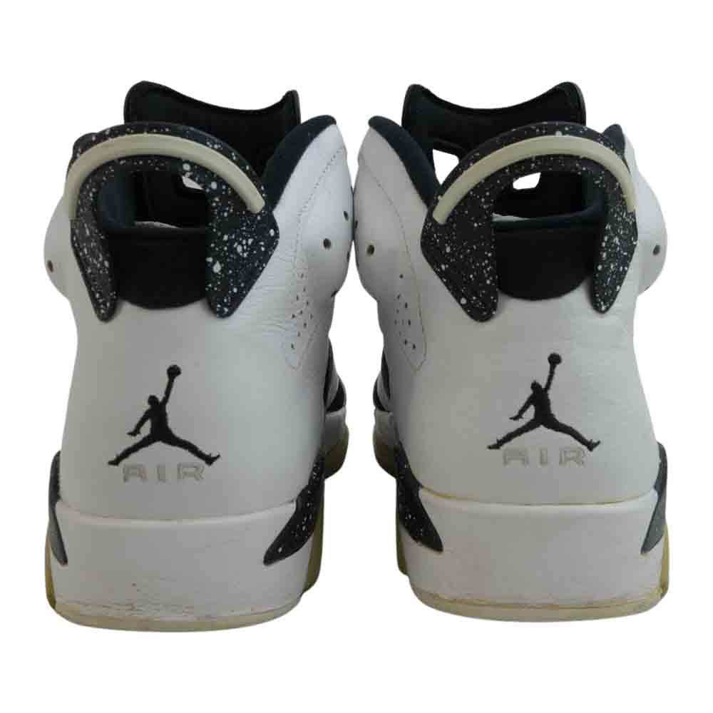 NIKE ナイキ 384664-101 AIR JORDAN 6 RETRO OREO エアジョーダン レトロ オレオ ブラック系 ホワイト系 27.5cm【中古】