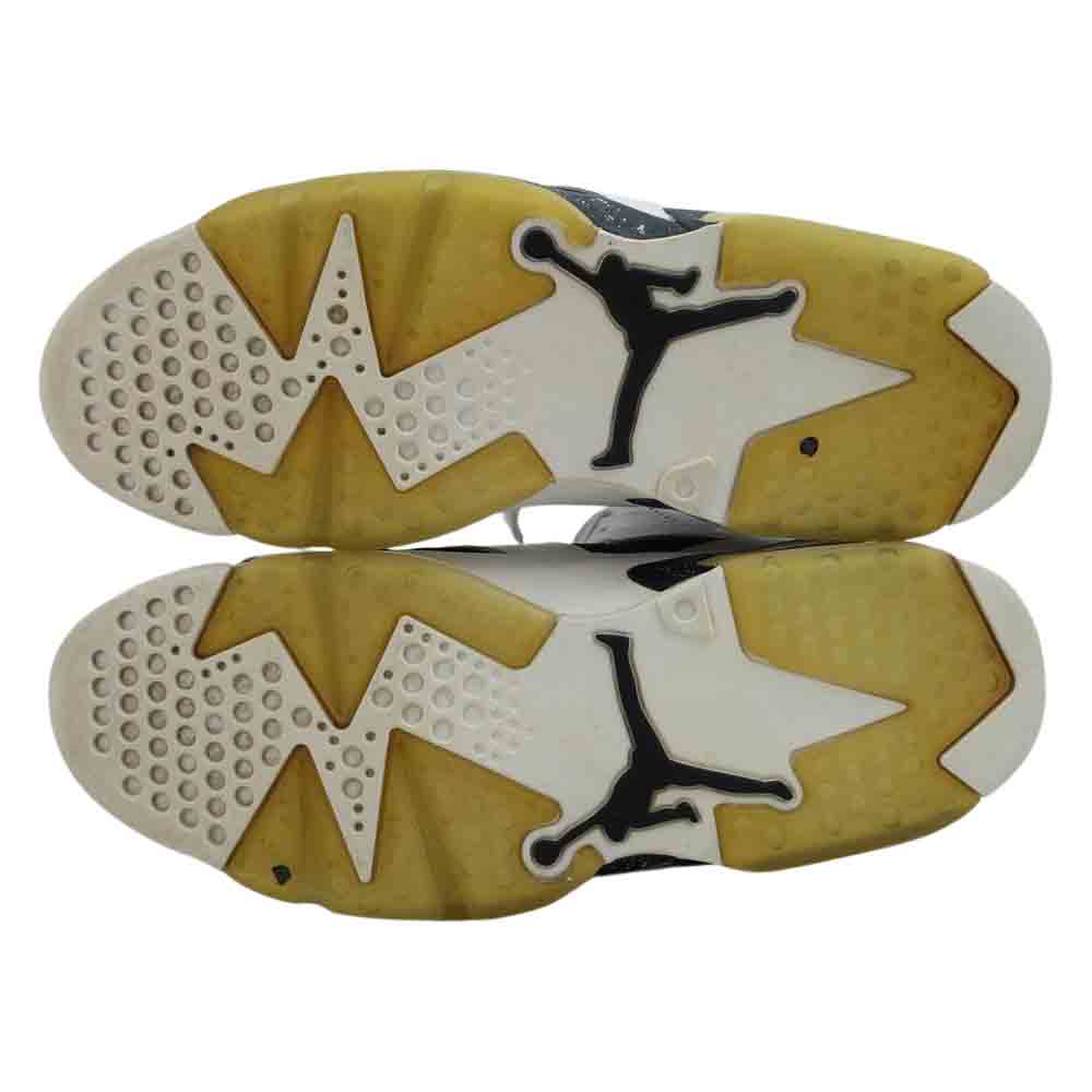 NIKE ナイキ 384664-101 AIR JORDAN 6 RETRO OREO エアジョーダン レトロ オレオ ブラック系 ホワイト系 27.5cm【中古】