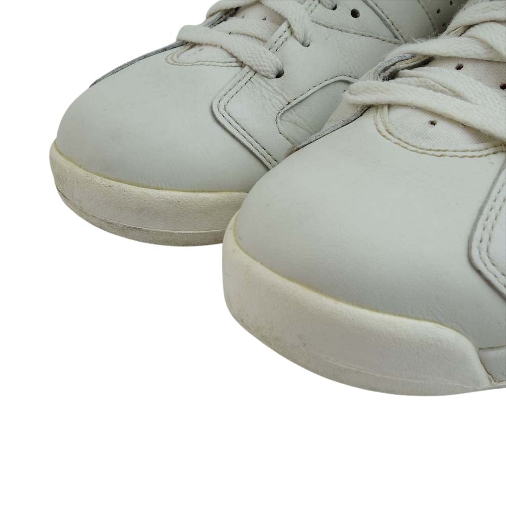 NIKE ナイキ 384664-116 AIR JORDAN 6 RETRO エアジョーダン レトロ ホワイト系 26cm【中古】