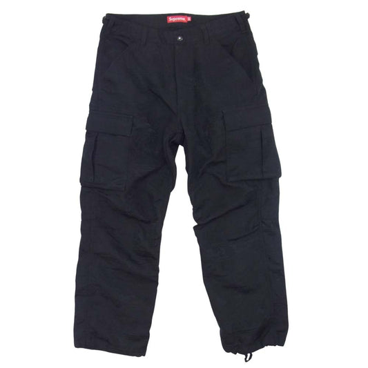Supreme シュプリーム 21SS Floral Tapestry Cargo Pant フローラル タペストリー カーゴパンツ ブラック系 30【中古】