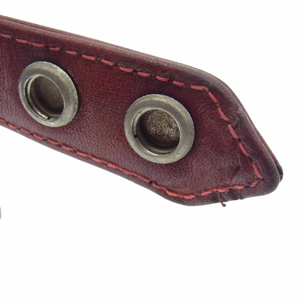 CHROME HEARTS クロムハーツ（原本無） 3BTN 2SNP ハートボタン スナップ ブレスレット ブラウン系【中古】