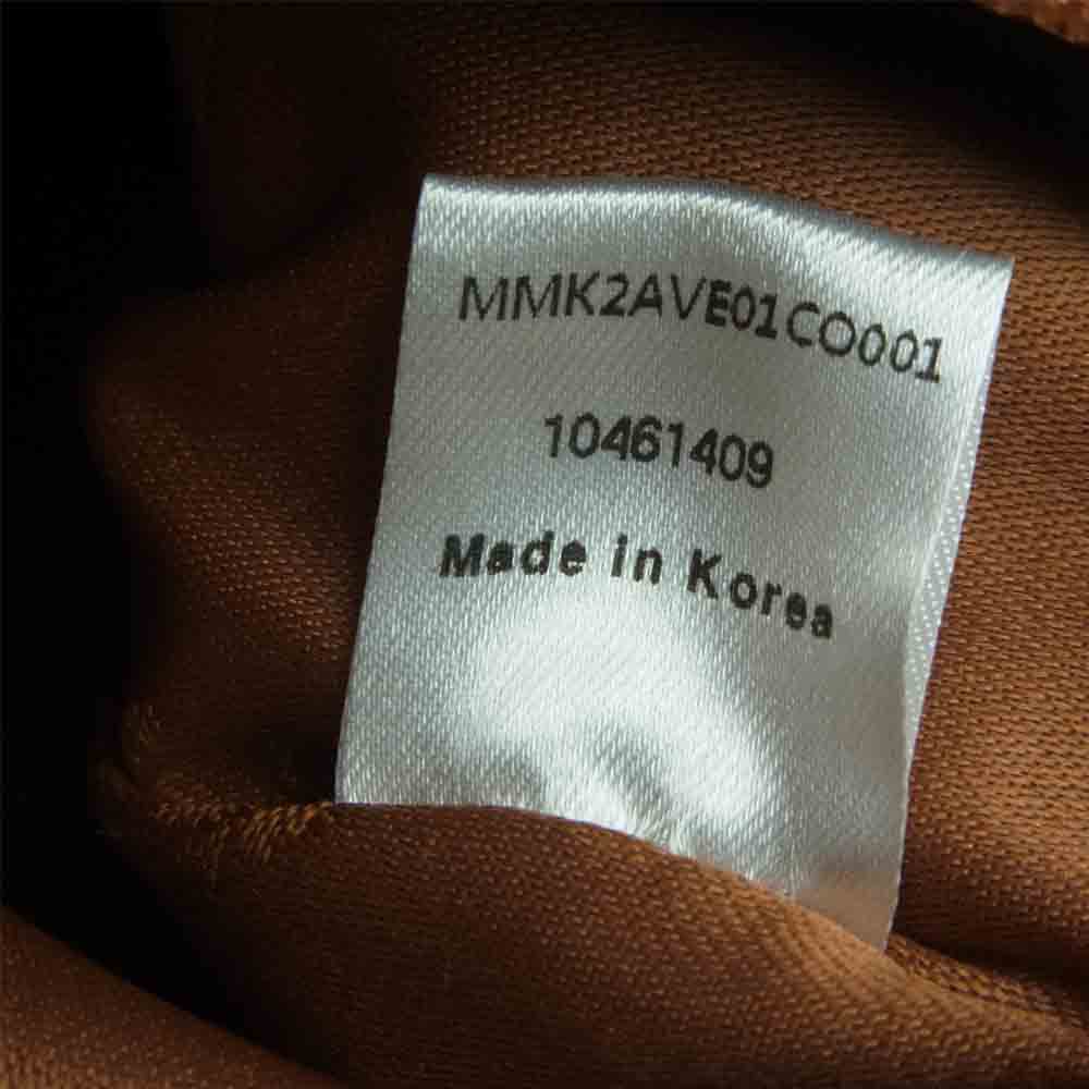 MCM エム・シー・エム MMK 2AVE01 CO001 レザー スタッズ バックパック リュック 韓国製 ブラウン系【中古】