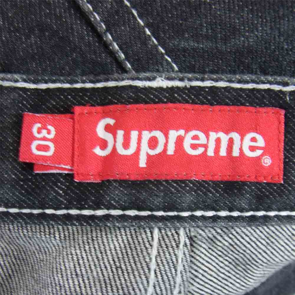 Supreme シュプリーム 20AW Smurfs Regular Jeans スマーフ レギュラー ジーンズ ブラック デニム パンツ ブラック系 30【中古】