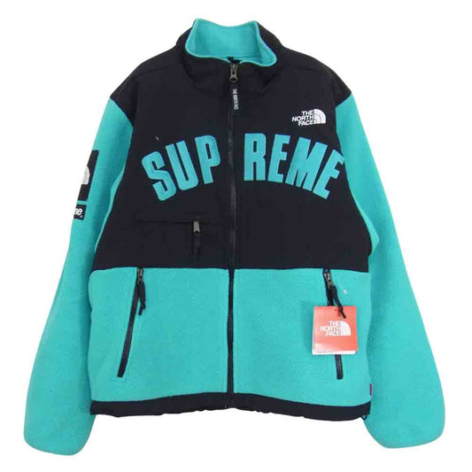 Supreme シュプリーム 19SS THE NORTH FACE Arc Logo Denali Fleece Jacket ノースフェイス デナリ フリースジャケット ブルー系 S【中古】