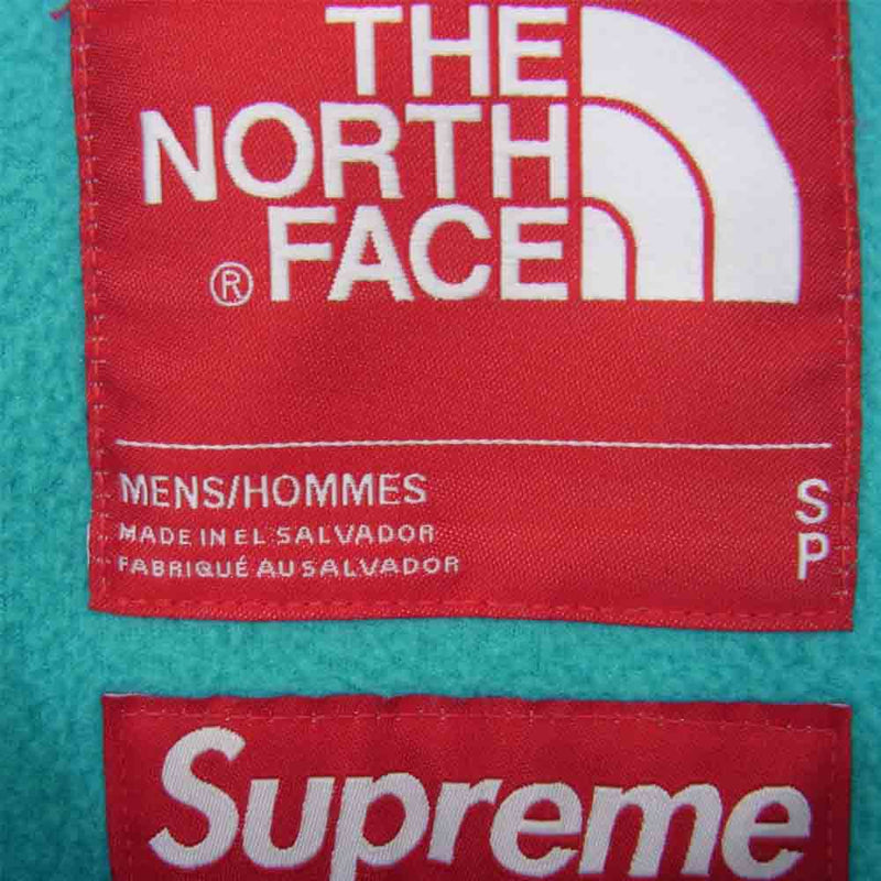 Supreme シュプリーム 19SS THE NORTH FACE Arc Logo Denali Fleece Jacket ノースフェイス  デナリ フリースジャケット ブルー系 S【中古】