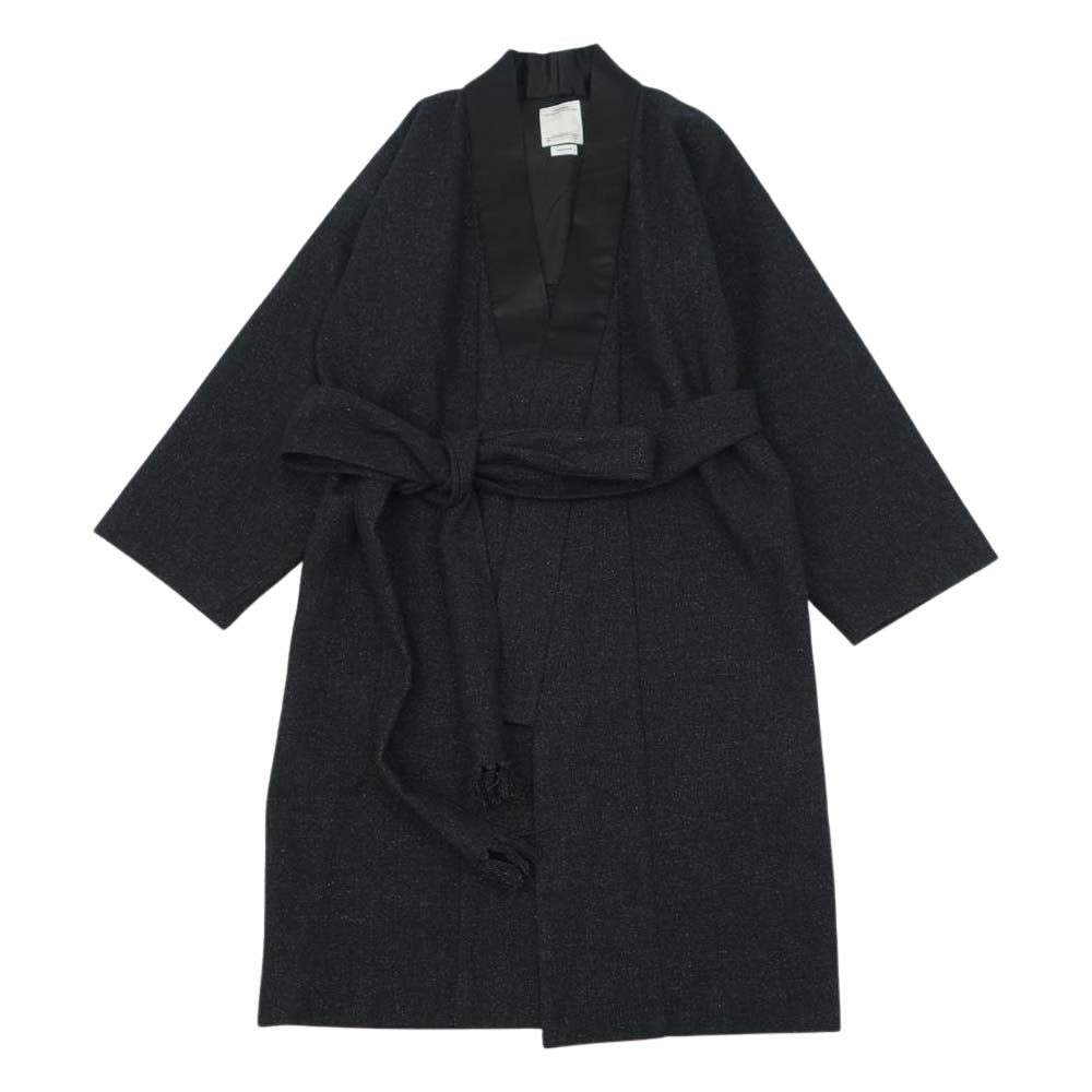 VISVIM ビズビム 18AW 0118205013005 YUKATA COAT 浴衣 コート ブラック系 １【新古品】【未使用】【中古】