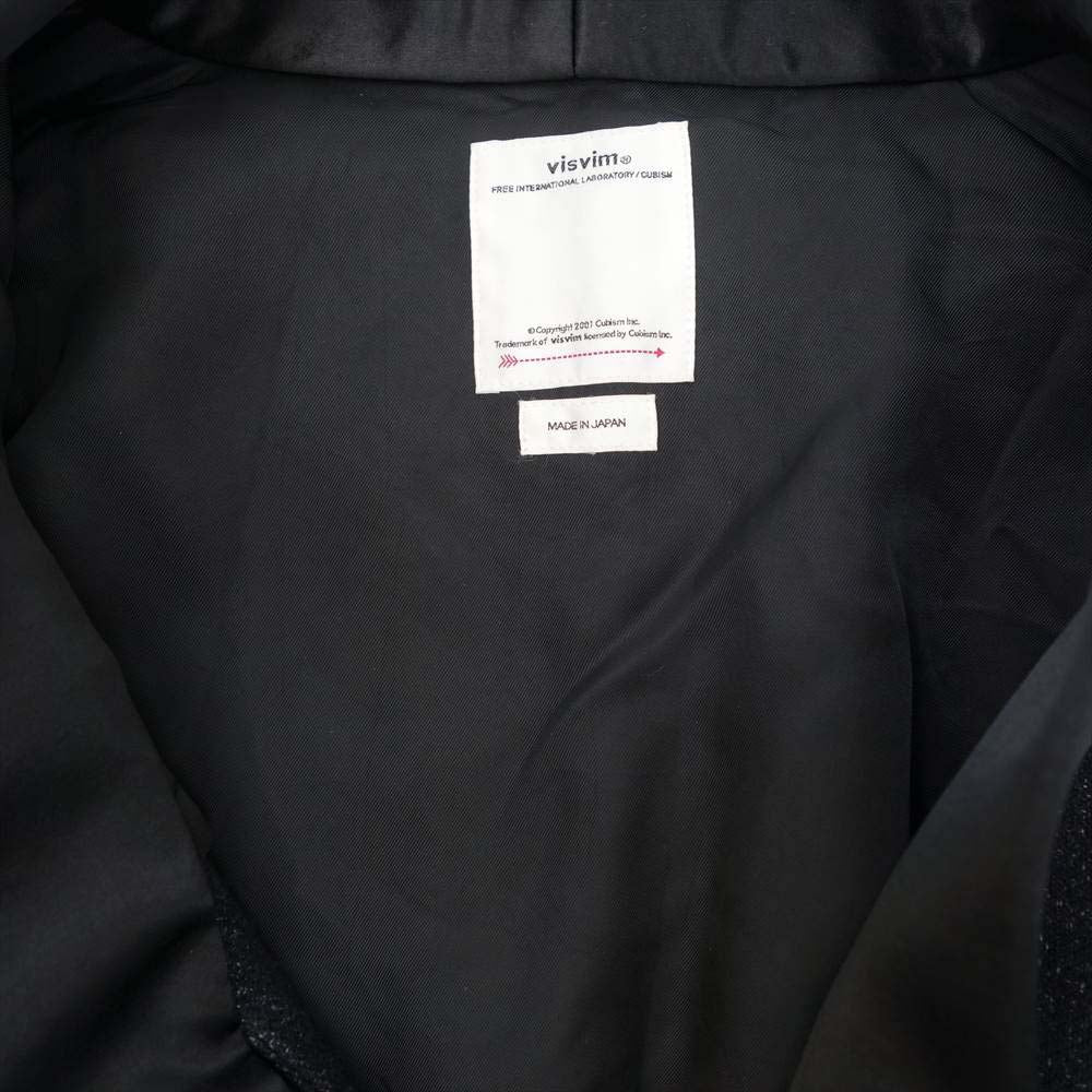 VISVIM ビズビム 18AW 0118205013005 YUKATA COAT 浴衣 コート ブラック系 １【新古品】【未使用】【中古】
