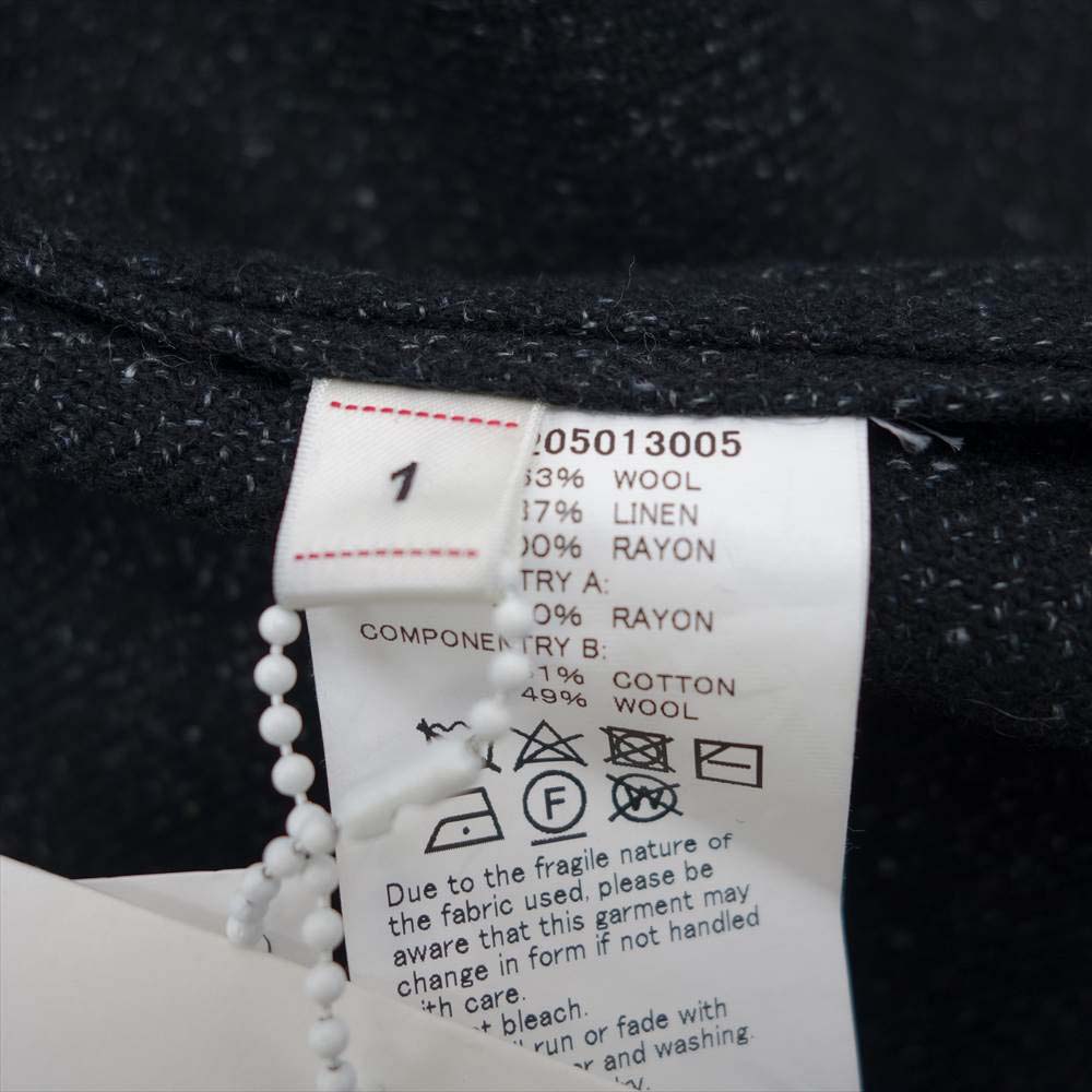 VISVIM ビズビム 18AW 0118205013005 YUKATA COAT 浴衣 コート ブラック系 １【新古品】【未使用】【中古】