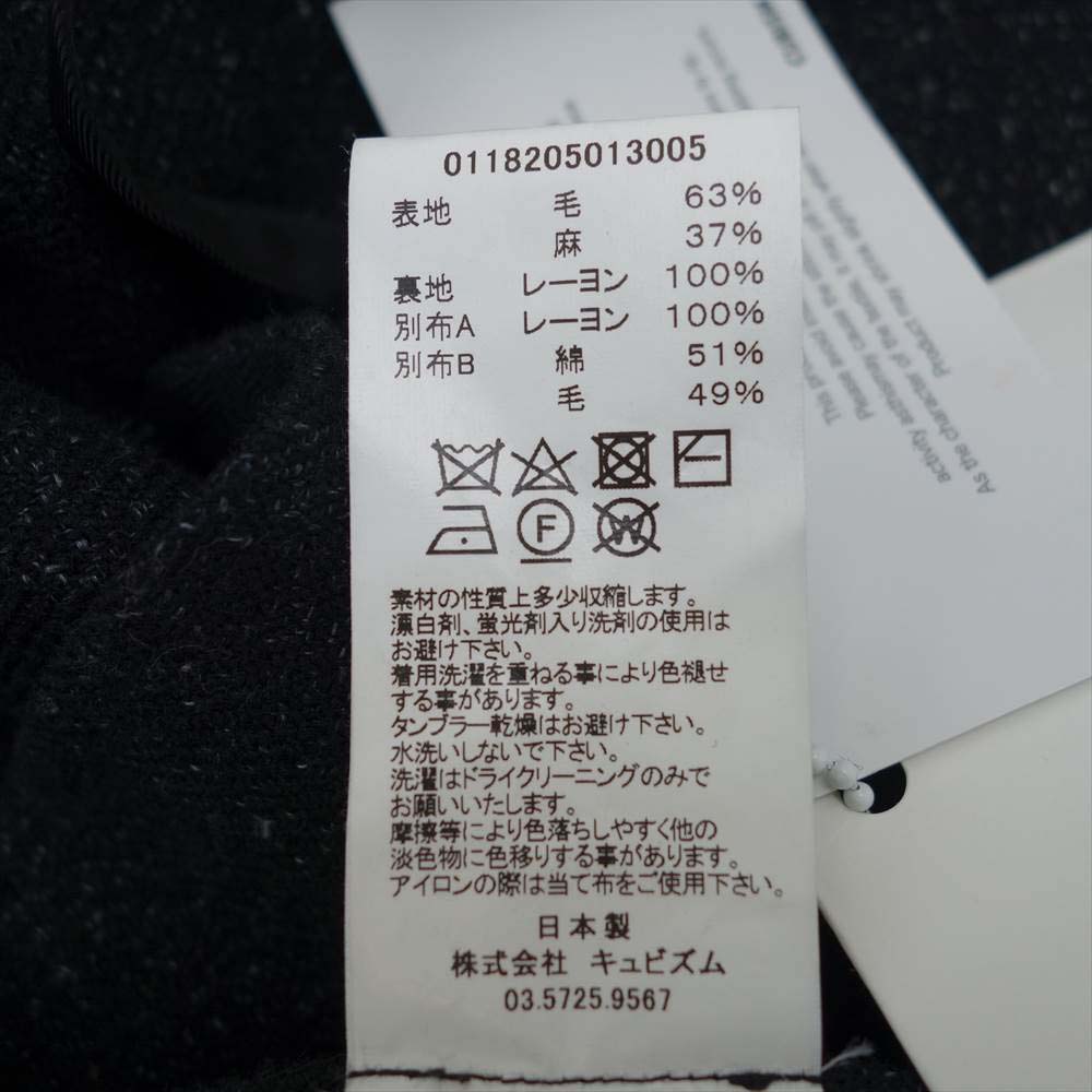 VISVIM ビズビム 18AW 0118205013005 YUKATA COAT 浴衣 コート ブラック系 １【新古品】【未使用】【中古】