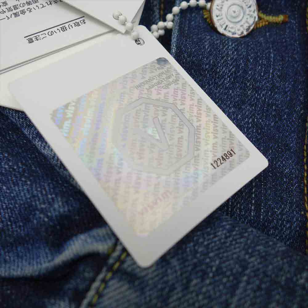 VISVIM ビズビム 21SS 0121105006005 SS101XX JKT DRY DMGD-1006 加工 デニム ジャケット インディゴブルー系 1【新古品】【未使用】【中古】